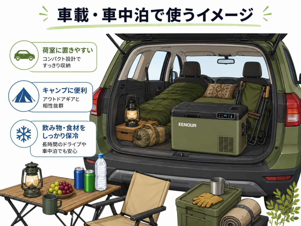 EENOUR車中泊